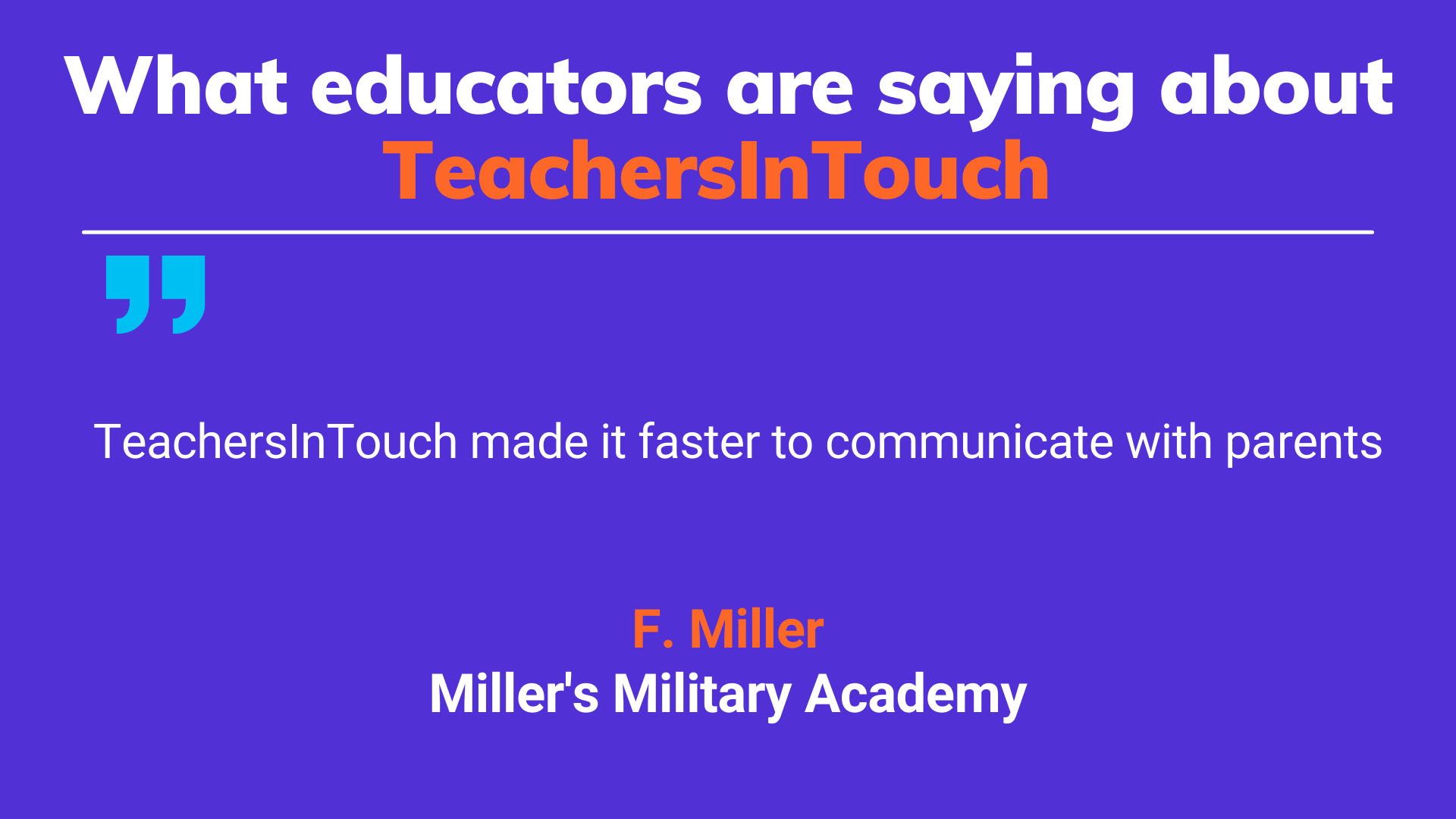 What educators are saying about us